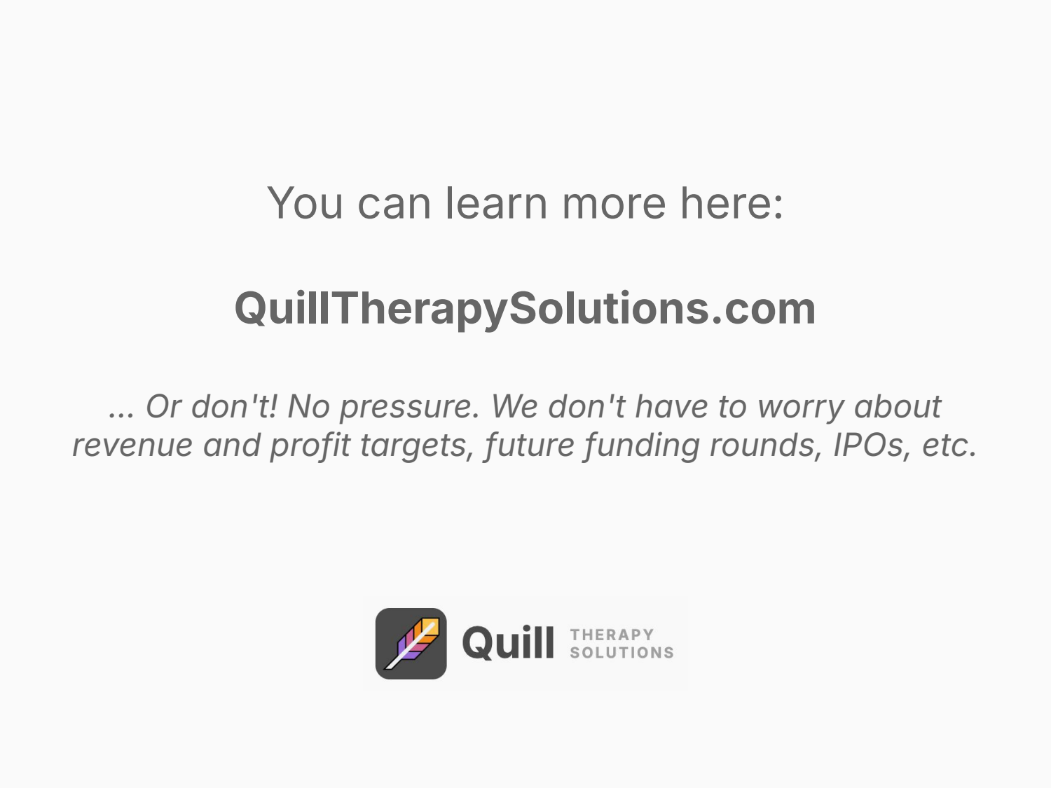 Quill's investor pitch deck., page 4